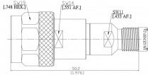 Согласующие устройства импеданса LBW-MP02-F2-NM50/FF75-B